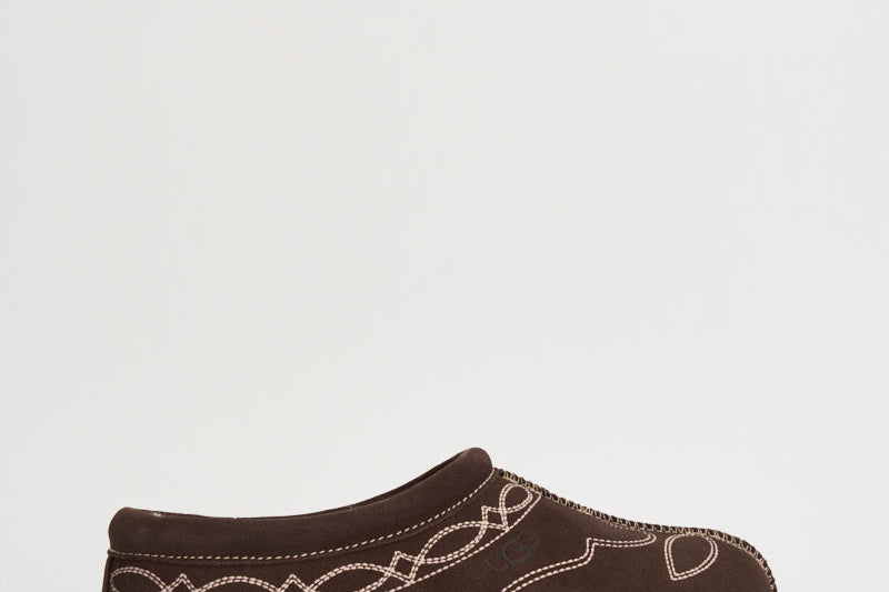Scarpa uomo tasman western in suede cioccolato 1182262 BURN CHEDDAR UGG 