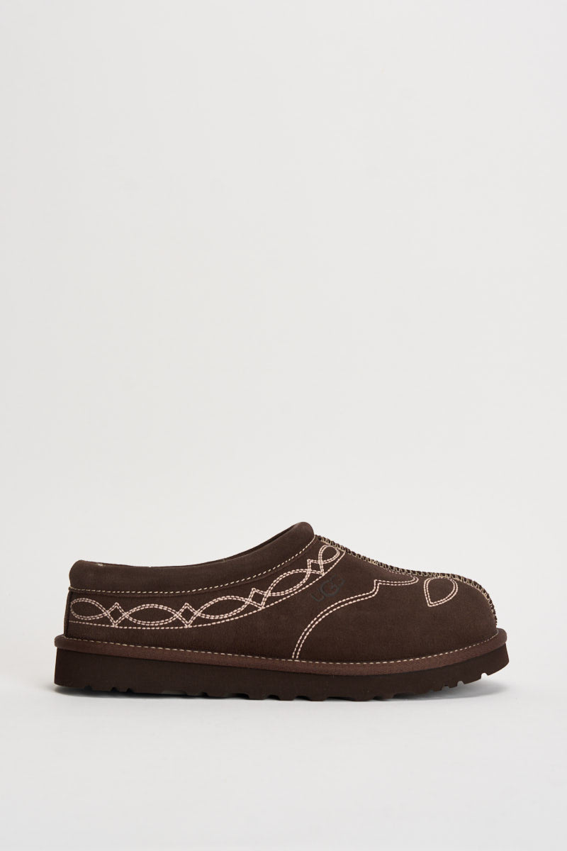 Scarpa uomo tasman western in suede cioccolato 1182262 BURN CHEDDAR UGG 
