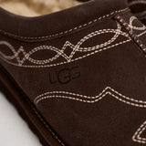 Scarpa uomo tasman western in suede cioccolato 1182262 BURN CHEDDAR UGG 
