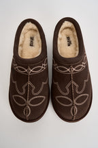 Scarpa uomo tasman western in suede cioccolato 1182262 BURN CHEDDAR UGG 