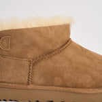 Stivaletti donna Ultra Mini Bailey Bow cammello 1185491 CHESTNUT UGG 
