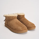 Stivaletti donna Ultra Mini Bailey Bow cammello 1185491 CHESTNUT UGG 