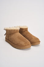 Stivaletti donna Ultra Mini Bailey Bow cammello 1185491 CHESTNUT UGG 