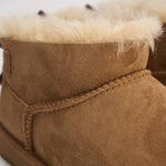 Stivaletti donna Ultra Mini Bailey Bow cammello 1185491 CHESTNUT UGG 