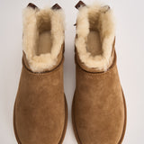 Stivaletti donna Ultra Mini Bailey Bow cammello 1185491 CHESTNUT UGG 