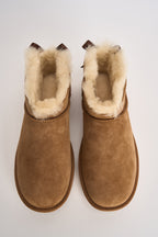 Stivaletti donna Ultra Mini Bailey Bow cammello 1185491 CHESTNUT UGG 