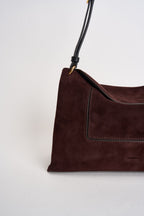 Borsa donna "Penelope" Slouch in suede vino 000148 ACAISUEDE WANDLER 