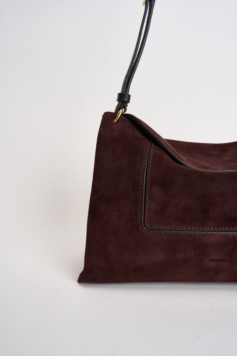 Borsa donna "Penelope" Slouch in suede vino 000148 ACAISUEDE WANDLER 