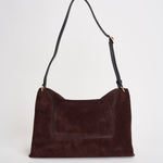 Borsa donna "Penelope" Slouch in suede vino 000148 ACAISUEDE WANDLER 
