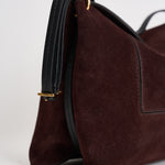 Borsa donna "Penelope" Slouch in suede vino 000148 ACAISUEDE WANDLER 
