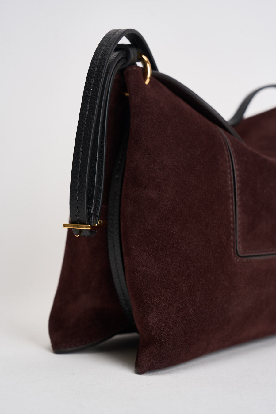 Borsa donna "Penelope" Slouch in suede vino 000148 ACAISUEDE WANDLER 