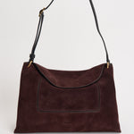 Borsa donna "Penelope" Slouch in suede vino 000148 ACAISUEDE WANDLER 
