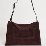 Borsa donna "Penelope" Slouch in suede vino 000148 ACAISUEDE WANDLER 