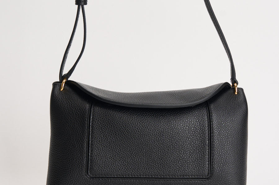 Borsa donna "Penelope" Slouch nera 000148 BLACKCRUST WANDLER 