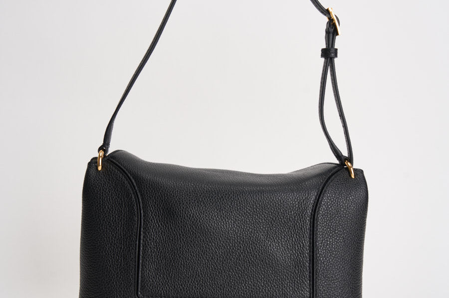 Borsa donna "Penelope" Slouch nera 000148 BLACKCRUST WANDLER 