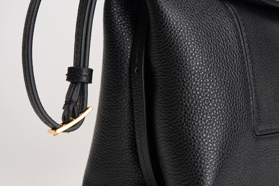 Borsa donna "Penelope" Slouch nera 000148 BLACKCRUST WANDLER 