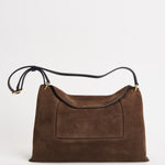 Borsa donna "Penelope" Slouch in suede marrone 000148 PALISSANDERSUEDE WANDLER 