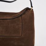 Borsa donna "Penelope" Slouch in suede marrone 000148 PALISSANDERSUEDE WANDLER 