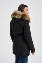 Parka donna Luxury Artic Raccoon nero 0652 100BLACK WOOLRICH 