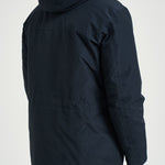 Parka uomo con zip blu navy 0866 MLB WOOLRICH 