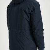 Parka uomo con zip blu navy 0866 MLB WOOLRICH 