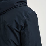Parka uomo con zip blu navy 0866 MLB WOOLRICH 