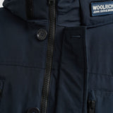 Parka uomo con zip blu navy 0866 MLB WOOLRICH 