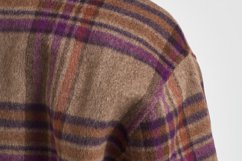 Giacca donna corta a quadri multicolor 2038 7451BISONCHECK WOOLRICH 