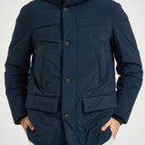 Parka uomo quattro tasche blu navy 2092 3989BLUE WOOLRICH 