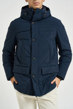 Parka uomo quattro tasche blu navy 2092 3989BLUE WOOLRICH 