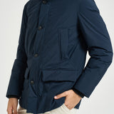 Parka uomo quattro tasche blu navy 2092 3989BLUE WOOLRICH 