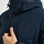 Parka uomo quattro tasche blu navy 2092 3989BLUE WOOLRICH 