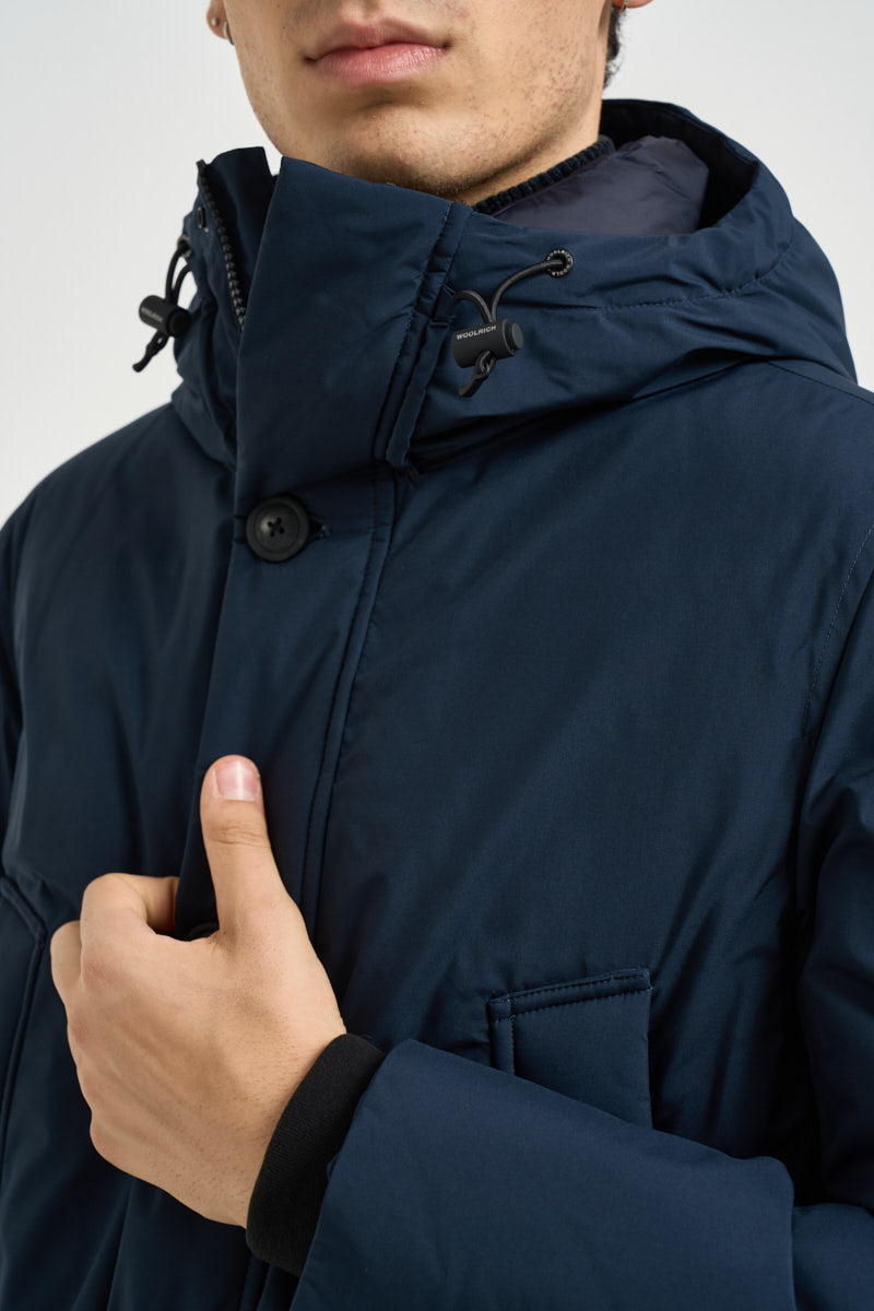 Parka uomo quattro tasche blu navy 2092 3989BLUE WOOLRICH 