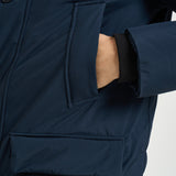 Parka uomo quattro tasche blu navy 2092 3989BLUE WOOLRICH 
