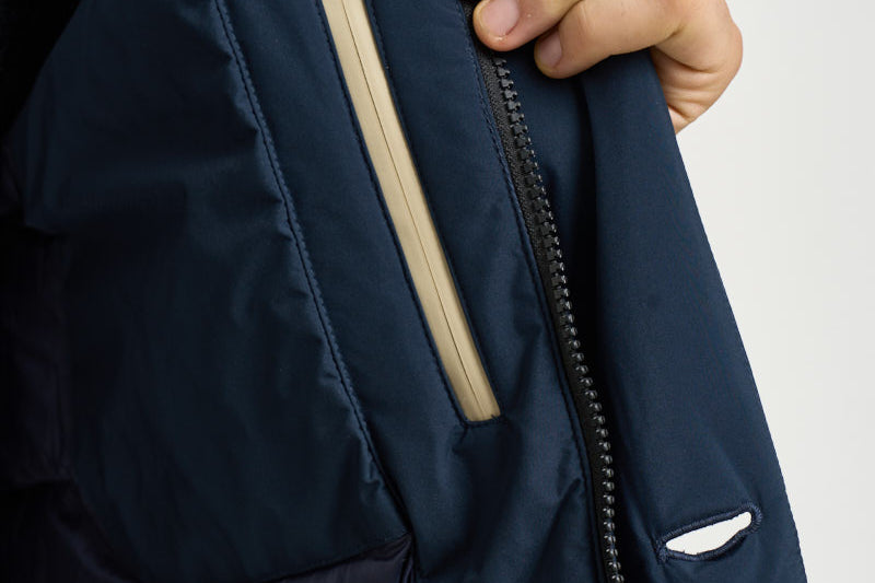 Parka uomo quattro tasche blu navy 2092 3989BLUE WOOLRICH 
