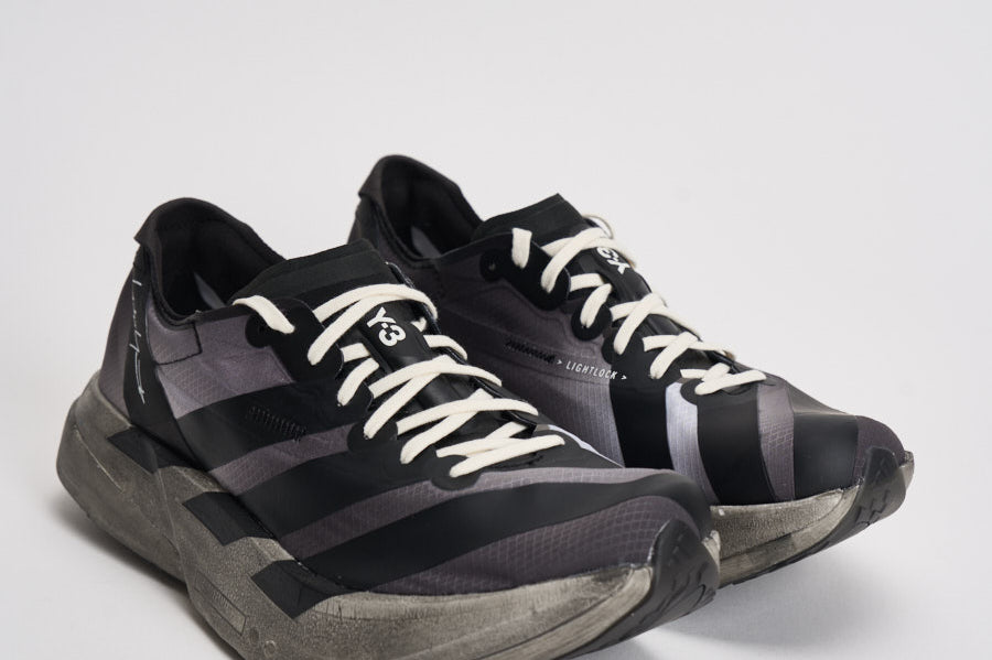 Sneakers uomo Adios Pro 4 nere e grigie KI7128 BLACKWHITE Y-3 