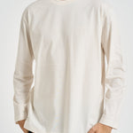 T-shirt uomo manica lunga panna KQ9777 WHITE Y-3 