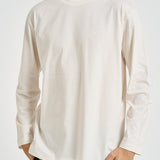 T-shirt uomo manica lunga panna KQ9777 WHITE Y-3 
