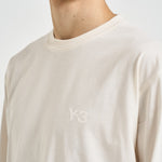 T-shirt uomo manica lunga panna KQ9777 WHITE Y-3 