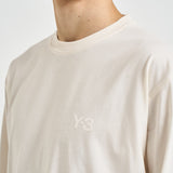 T-shirt uomo manica lunga panna KQ9777 WHITE Y-3 