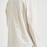 T-shirt uomo manica lunga panna KQ9777 WHITE Y-3 