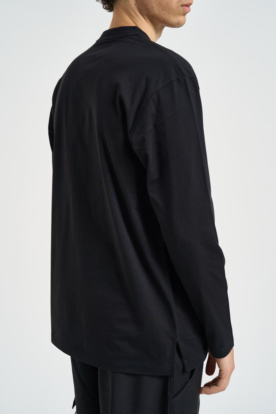 T-shirt uomo manica lunga nera KQ9778 BLACK Y-3 