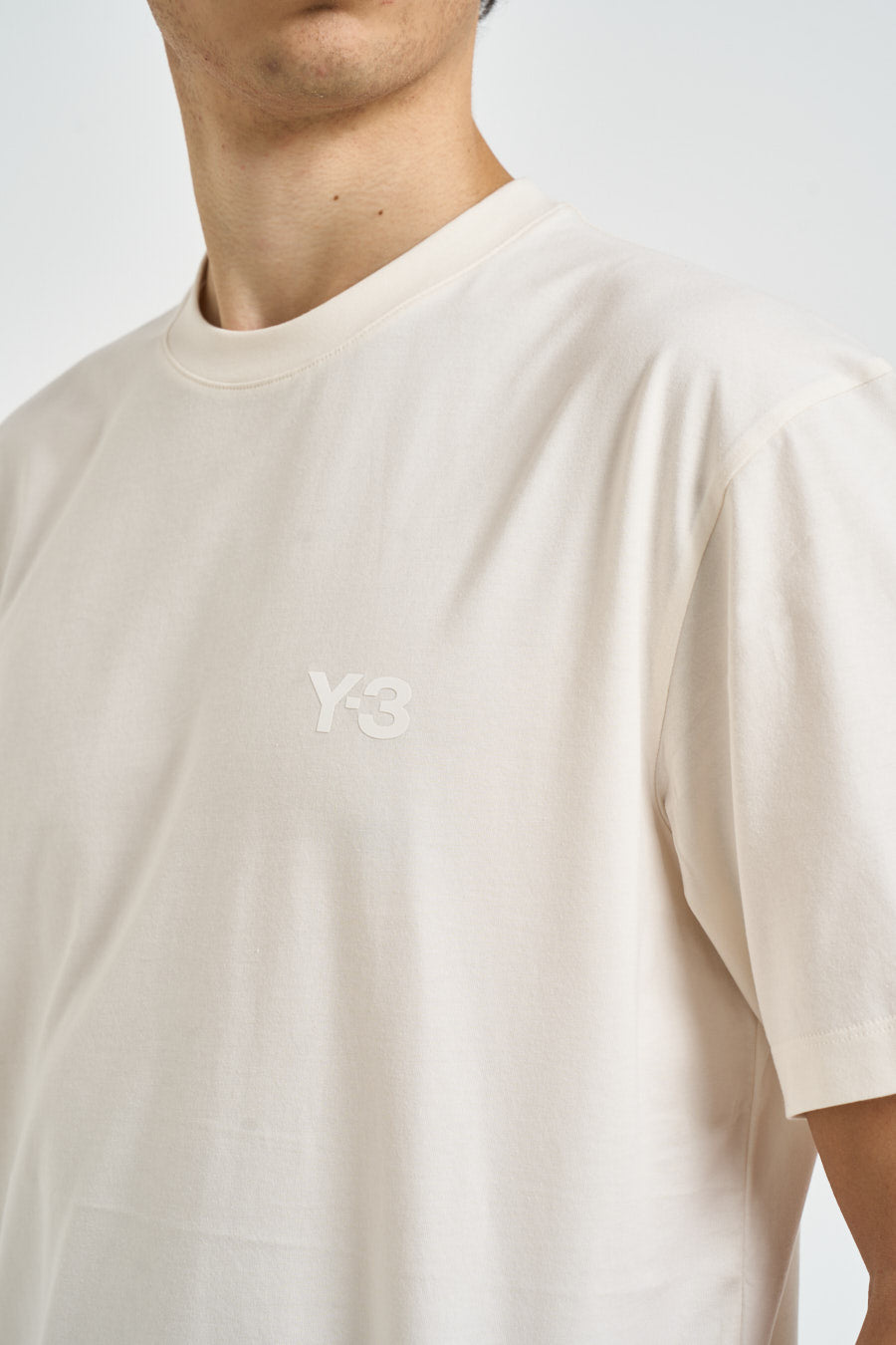 T-shirt uomo girocollo avorio KQ9782 WHITE Y-3 