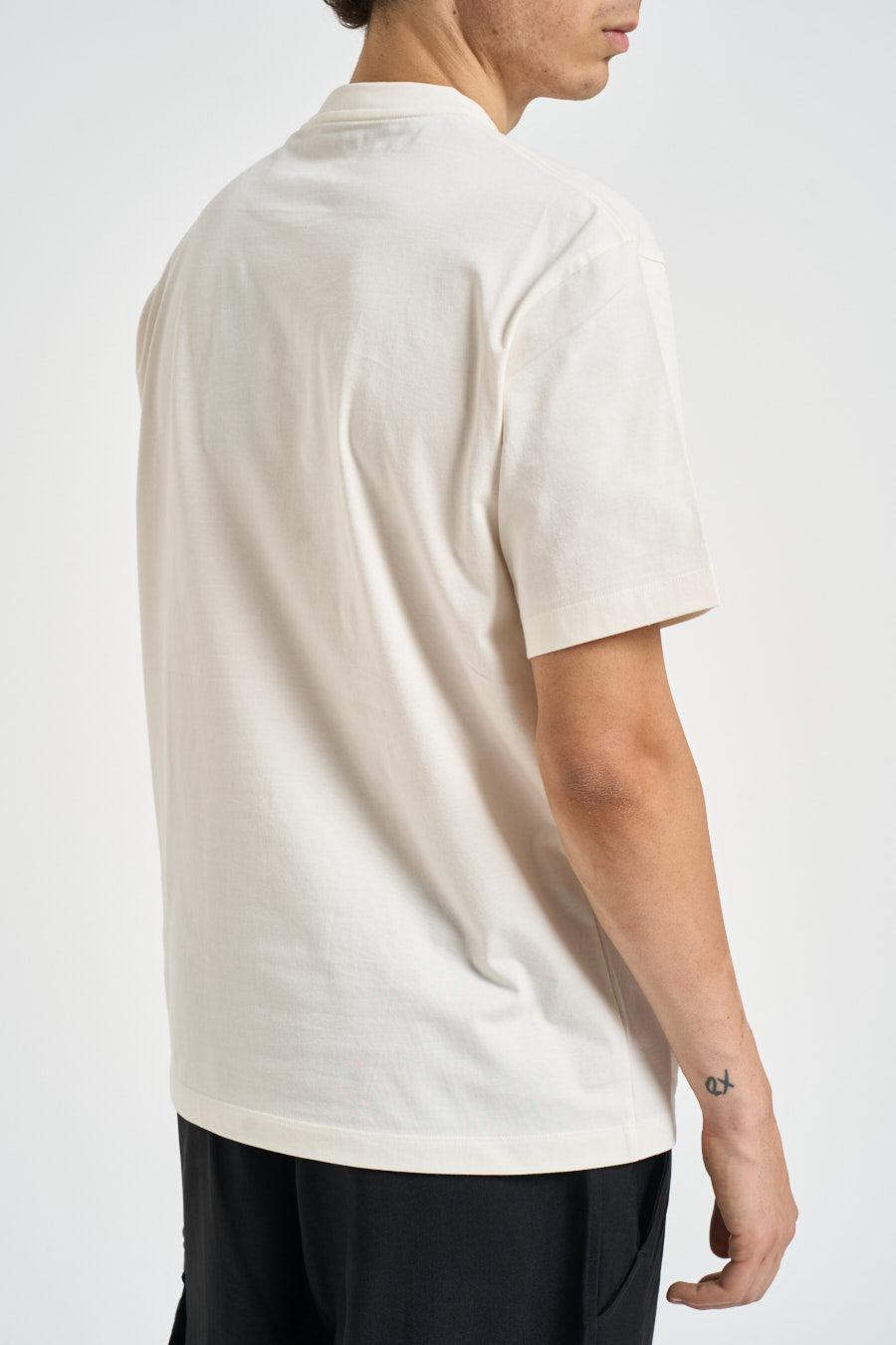T-shirt uomo girocollo avorio KQ9782 WHITE Y-3 