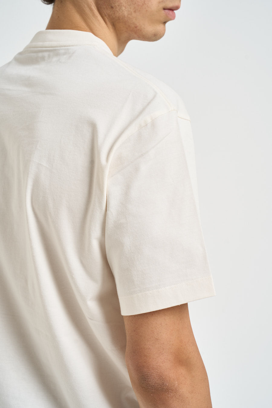 T-shirt uomo girocollo avorio KQ9782 WHITE Y-3 