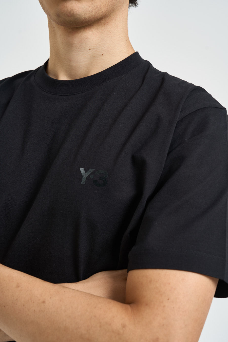 T-shirt uomo girocollo nera KQ9783 BLACK Y-3 