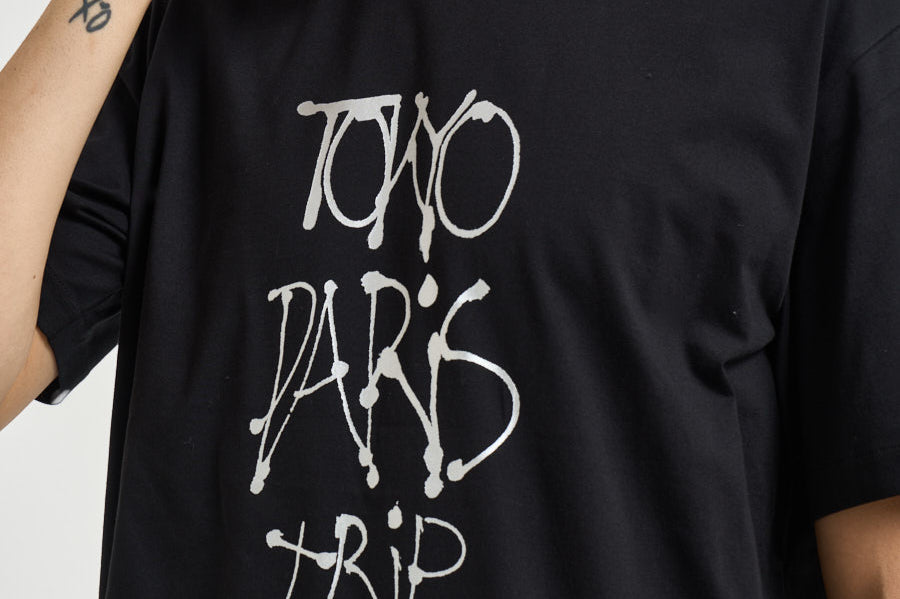 T-shirt uomo a girocollo nera KR1067 BLACK Y-3 