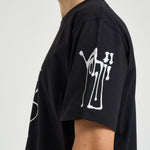 T-shirt uomo a girocollo nera KR1067 BLACK Y-3 