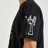 T-shirt uomo a girocollo nera KR1067 BLACK Y-3 