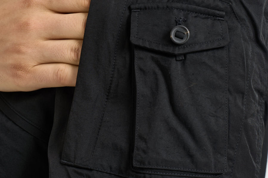 Giubbotto uomo con tasche a patta nero KS1207 BLACK Y-3 